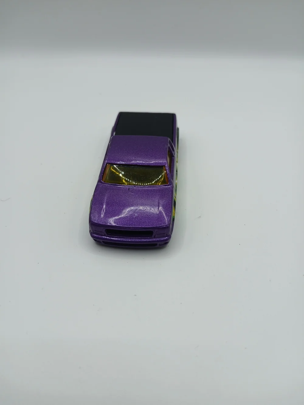 Hot Wheels Steel Frame Lowrider 2002 Purple Diecast Pickup Truck Thailand-Loose